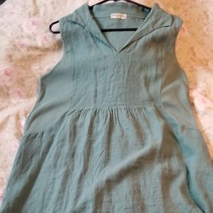 Linen sleeveless dress